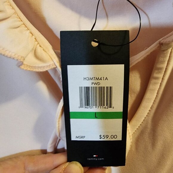 NWT Tommy Hilfiger dressy tank in light pink - Picture 5 of 5